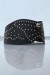 Ceinture à clou en simili cuir gris style bohème rock | 1,13 $ | OKKO MODE