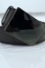 Ceinture noire large à boucle en verre rectangle | $1.13 | OKKO MODE