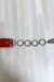 Ceinture rouge avec accessoire en cercles strass | 1,04 € | OKKO MODE