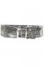Ceinture noire légère à motif d'étoiles et boucle rectangle | 0,87 £ | OKKO MODE