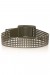 Lot de 10 Ceintures noires quadrillées à trous - SG-0452 | $1.13 | OKKO MODE