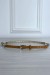 Fine ceinture camel avec accessoire et strass | $1.13 | OKKO MODE
