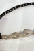 Fine ceinture noire avec accessoire strass | 1,13 $ | OKKO MODE