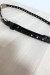 Fine ceinture noire avec accessoire strass | 1,13 $ | OKKO MODE
