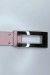 Ceinture rose boucle argentée | 1,13 $ | OKKO MODE