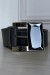 Ceinture grise avec boucle argentée en verre | 1,13 $ | OKKO MODE