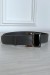 Ceinture grise avec boucle argentée en verre | 1,13 $ | OKKO MODE