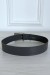 Ceinture grise avec boucle argentée en verre | 1,13 $ | OKKO MODE