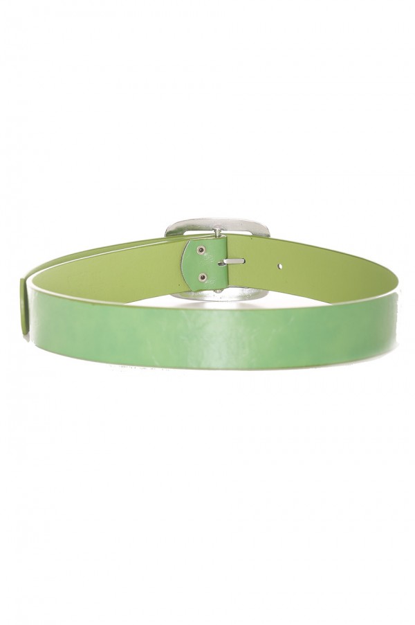 Ceinture verte unie basique verte - D7358 - 2