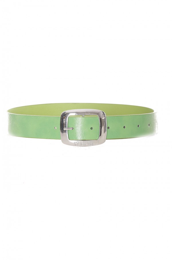 Ceinture verte unie basique verte - D7358 - 3