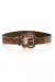 Ceinture noire à boucle avec motifs fraises BG-P008 | €1.04 | OKKO MODE