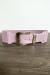 Ceinture large lila avec boucle argentée et élastique à la taille | 1,13 $ | OKKO MODE