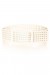 Ceinture Blanc quadrillée à trous SG-0452 | 1,04 € | OKKO MODE