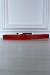 Ceinture rouge fine longue boucle rectangulaire | $1.13 | OKKO MODE
