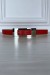 Ceinture rouge fine longue boucle rectangulaire | $1.13 | OKKO MODE