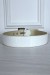 Ceinture blanche en simili à motif avec jolie boucle | 1,13 $ | OKKO MODE