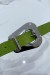 Ceinture verte boucle ovale asymétrique | 1,13 $ | OKKO MODE