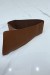 Ceinture asymétrique marron stretch simili cuir boucle métallique | 1,13 $ | OKKO MODE