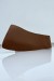 Ceinture asymétrique marron stretch simili cuir boucle métallique | 1,13 $ | OKKO MODE