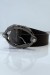 Ceinture marron à boucle ovale strass | 1,13 $ | OKKO MODE