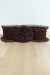 Ceinture de soirée en dentelle choco brillant avec élastique | 1,04 € | OKKO MODE