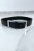 Ceinture verte avec boucle rectangle strass argenté | 1,13 $ | OKKO MODE