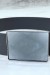 Ceinture grise large à boucle en verre rectangle | 1,13 $ | OKKO MODE
