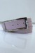 Ceinture rose en simili à boucle rectangulaire - Accessoire tendance | $1.13 | OKKO MODE