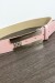 Ceinture rose avec boucle rectangulaire et strass scintillants | 1,13 $ | OKKO MODE