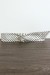 Ceinture en simili blanc à poids noir | €1.04 | OKKO MODE