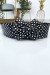 Ceinture noire en pvc avec noeud papillon - Élégance et originalité | 1,04 € | OKKO MODE