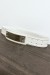 Ceinture blanche longue boucle rectangulaire | 1,13 $ | OKKO MODE