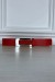 Ceinture rouge avec boucle rectangle | 1,13 $ | OKKO MODE
