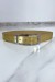 Ceinture doré boucle rectangle strass argenté reconnaissable | $1.13 | OKKO MODE
