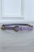 Ceinture parme avec boucle argentée | $1.13 | OKKO MODE