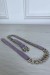 Ceinture parme avec boucle argentée | $1.13 | OKKO MODE