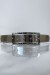 Ceinture argentée avec boucle rectangle strass | 1,13 $ | OKKO MODE