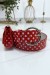 Ceinture rouge à pois avec pochette - Accessoire tendance et pratique | $1.13 | OKKO MODE