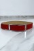 Ceinture rouge boucle argenté | 1,13 $ | OKKO MODE