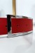 Ceinture rouge boucle argenté | 1,13 $ | OKKO MODE