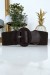 Ceinture marron boucle oval taille élastique | 1,13 $ | OKKO MODE