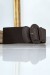 Ceinture marron boucle oval taille élastique | 1,13 $ | OKKO MODE