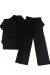 Schwarzes Oversize-Rollkragenpullover-Set mit Palazzo-Hose - Trendiges Outfit für Damen | 20,16 € | OKKO MODE