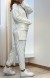 Conjunto túnica y pantalón blanco | 24,58 $ | OKKO MODE