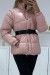 Superbe doudoune rose matelassé 4 en 1 | 18,90 € | OKKO MODE
