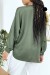 Grüne Oversize-Seidenschluppenbluse mit Falten - Trendiges Damenoberteil | 14,42 $ | OKKO MODE