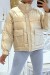 Doudoune doré mi-longue effet réfléchissant hyper tendance légère et confortable | 20,48 $ | OKKO MODE