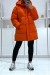 Doudoune orange bombée à capuche | 44,38 $ | OKKO MODE