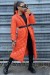 Longue doudoune matelassé en orange | 30,04 $ | OKKO MODE