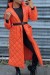 Longue doudoune matelassé en orange | 30,04 $ | OKKO MODE